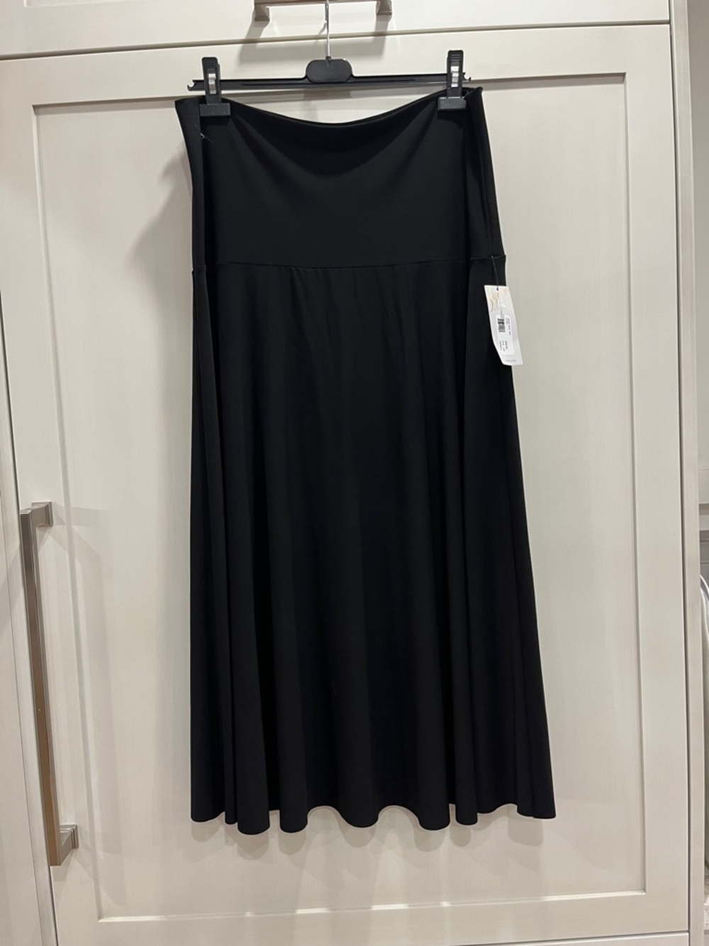 NEW Sympli Black Skess Even Hem Maxi Skirt